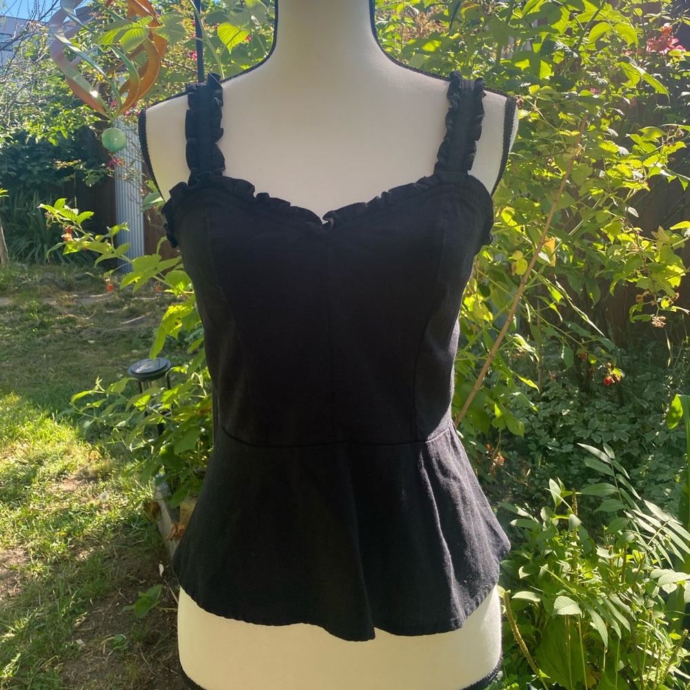 Black dress tank